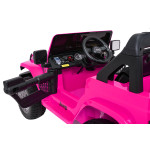 Elektrické autíčko Jeep Wrangler Rubicon Lift 4x4, 24V - ružové